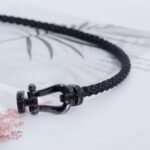 [Eternal Jewelry]FORCE LARGE SERIES HORSESHOE BLACK SAMURAI BRACELET - Image 10