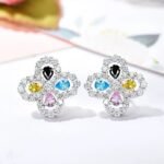 [Eternal Jewelry]LOOP EARRINGS FULL MOTIF DIAMOND 16MM - Image 8