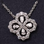 [Eternal Jewelry]LOOP NECKLACE FULL MOTIF DIAMOND 16MM MULTIPLE COLORS - Image 13