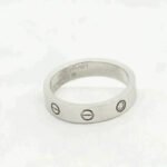 [Eternal Jewelry]LOVE RING 4MM 1 DIAMOND SILVER - Image 3
