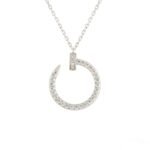 [Eternal Jewelry]JUSTE NECKLACE SILVER DIAMONDS - Image 2