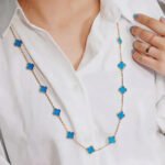 [Eternal Jewelry]CLOVER 20 MOTIFS TURQUOISE GOLD - Image 2