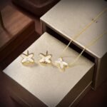 [Eternal Jewelry]JEUX DE WHITE MOP GOLD DIAMOND EARRINGS - Image 2