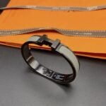 [Eternal Jewelry]CLIC HM SO BLACK GREY BRACELET - Image 2