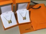 [Eternal Jewelry]HM CLIC YELLOW ENAMEL GOLD NECKLACE - Image 5