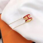 [Eternal Jewelry]HM CLIC RED ENAMEL GOLD NECKLACE - Image 6
