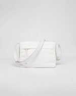 Small-filled Re-Nylon shoulder bag white - Image 5