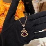 [Eternal Jewelry]DREAM NECKLACE CARNELIAN DIAMOND PINK GOLD - Image 2