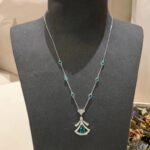 [Eternal Jewelry]DREAM NECKLACE MALACHITE DIAMOND SILVER - Image 6