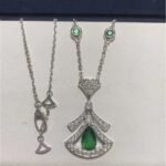 [Eternal Jewelry]DREAM NECKLACE MALACHITE DIAMOND SILVER - Image 3