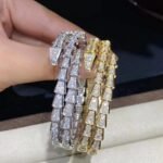 [Eternal Jewelry]SERPENTI BRACELET GOLD DIAMOND DOUBLE ROW - Image 4