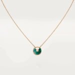 [Eternal Jewelry]AMULETTE ROSE GOLD MALACHITE NECKLACE - Image 2