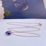 [Eternal Jewelry]AMULETTE ROSE GOLD AGATE NECKLACE - Image 2