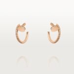 [Eternal Jewelry]JUSTE EARRINGS 12.75MM PINK GOLD DIAMOND - Image 2