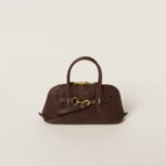 Aventure Nappa Large Leather Handbag Shrubby Oak Color