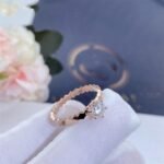 [Eternal Jewelry]BEE LOVE RING PINK GOLD 1 DIAMOND - Image 2