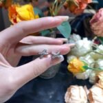 [Eternal Jewelry]JEUX DE SILVER DIAMOND EARRINGS - Image 2