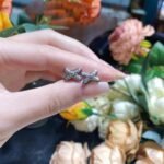 [Eternal Jewelry]JEUX DE SILVER DIAMOND EARRINGS - Image 4