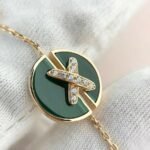 [Eternal Jewelry]JEUX DE BRACELET MALACHITE PINK GOLD DIAMONDS - Image 3
