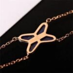 [Eternal Jewelry]Hollow Design Four-Leaf Clover Flower Shape Ring - Image 5