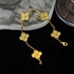 [Eternal Jewelry]CLOVER 5 MOTIFS BRONZING BRACELET - Image 3