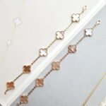 [Eternal Jewelry]CLOVER 5 PINK MOP BRACELET - Image 3
