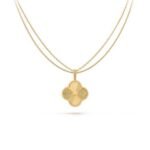 [Eternal Jewelry]CLOVER 25MM PEDANT NECKLACE GOLD - Image 2