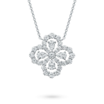 [Eternal Jewelry]LOOP NECKLACE FULL MOTIF DIAMOND 16MM MULTIPLE COLORS - Image 2