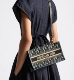 East-West Dior Book Tote with strap - Image 5
