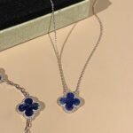 [Eternal Jewelry]CLOVER 15MM PIETERSITE NECKLACE SILVER - Image 2