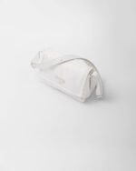 Small-filled Re-Nylon shoulder bag white - Image 3