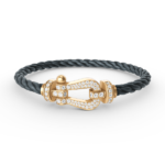[Eternal Jewelry]FORCE LARGE HORSESHOE FULL DIAMOND BRACELET GOLD - Image 5