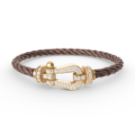 [Eternal Jewelry]FORCE LARGE HORSESHOE FULL DIAMOND BRACELET GOLD - Image 6