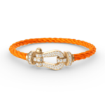 [Eternal Jewelry]FORCE LARGE HORSESHOE FULL DIAMOND BRACELET GOLD - Image 2