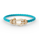 [Eternal Jewelry]FORCE LARGE HORSESHOE FULL DIAMOND BRACELET GOLD - Image 7
