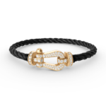 [Eternal Jewelry]FORCE LARGE HORSESHOE FULL DIAMOND BRACELET GOLD - Image 8