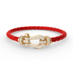 [Eternal Jewelry]FORCE LARGE HORSESHOE FULL DIAMOND BRACELET GOLD - Image 9