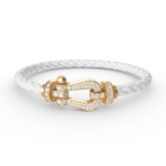 [Eternal Jewelry]FORCE LARGE HORSESHOE FULL DIAMOND BRACELET GOLD - Image 14