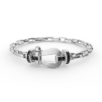 [Eternal Jewelry]FORCE LARGE HORSESHOE CLASP  METAL BRACELET - Image 14