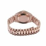 Rolex Day-Date 128235 AR Rose Gold Wrapped Chocolate Dial Replica - Image 4
