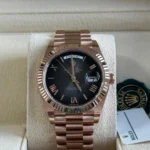 Rolex Day-Date 40 Black Smoke Dial Replica - Image 2
