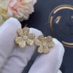 [Eternal Jewelry]FRIVOLE GOLD FLOWER DIAMOND EARRINGS - Image 4