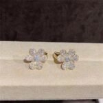 [Eternal Jewelry]FRIVOLE GOLD FLOWER DIAMOND EARRINGS - Image 2