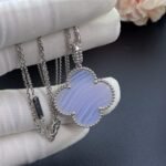 [Eternal Jewelry]CLOVER SILVER CHALCEDONY BIG CLOVER NECKLACE - Image 2