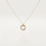 [Eternal Jewelry]TRINITY NECKLACE SILVER GOLD PINK GOLD DIAMONDS - Image 2