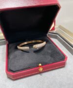 [Eternal Jewelry]PANTHERE FULL DIAMOND OPEN BRACELET - Image 6