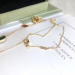 [Eternal Jewelry]LUCKY SPRING 4 MOTIFS ROSE GOLD NECKLACE - Image 5