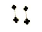 [Eternal Jewelry]CLOVER 2 MOTIFS  EARRINGS (MULTIPLE CHOICESC - Image 2